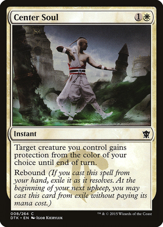 Center Soul – Common Magic: The Gathering card from Dragons of Tarkir (#8)