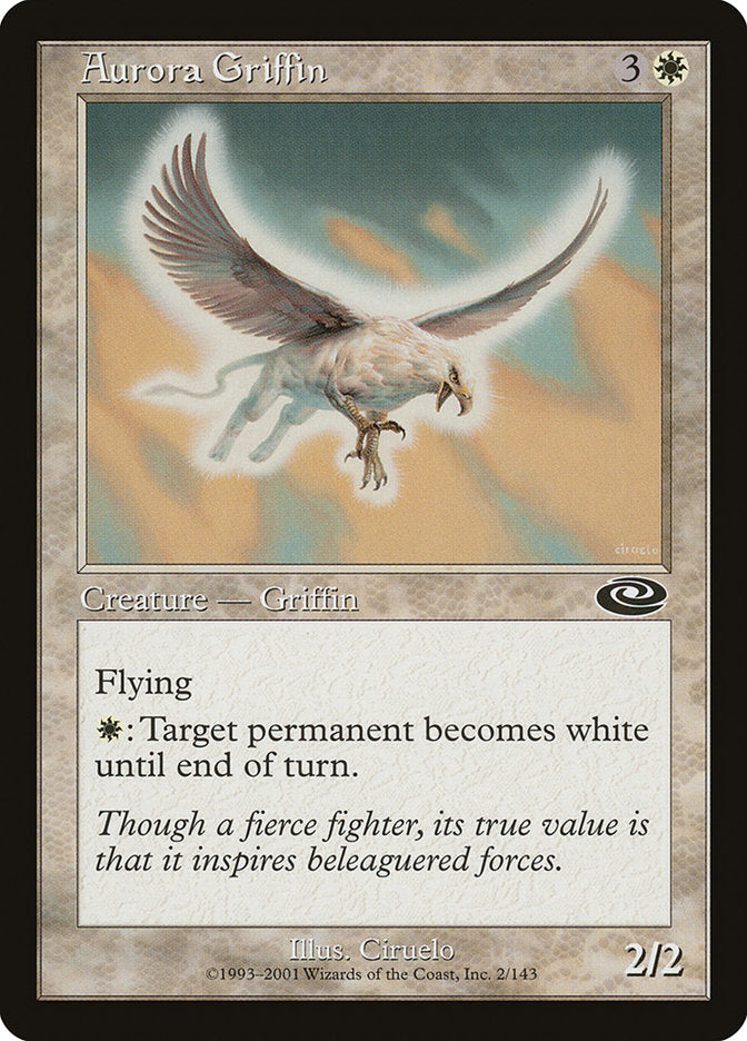 Aurora Griffin – Common Magic: The Gathering card from Planeshift (#2)