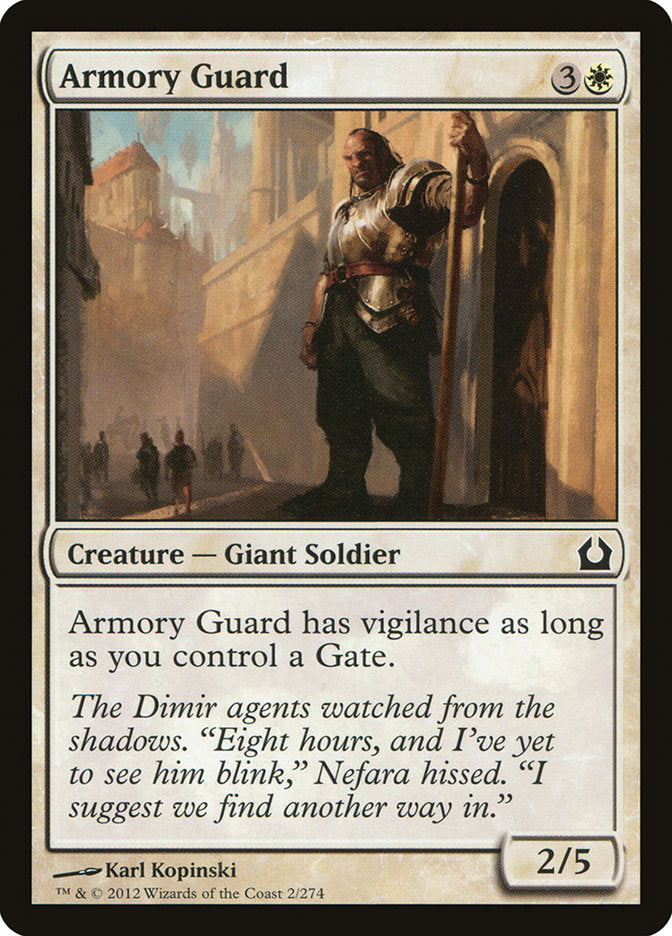 Armory Guard – Common Magic: The Gathering card from Return to Ravnica (#2)
