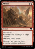 Abrade – Common Magic: The Gathering card from Commander Masters (#203)