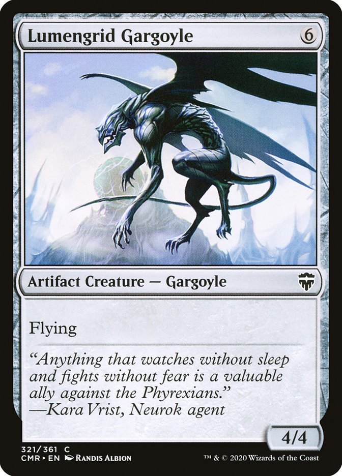 Lumengrid Gargoyle – Common Magic: The Gathering card from Commander Legends (#321)
