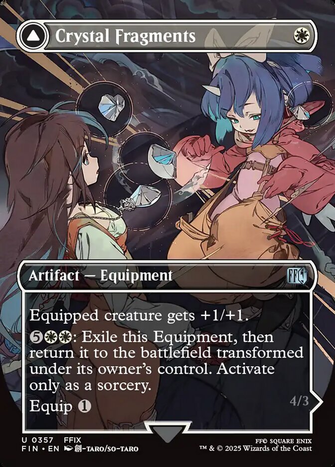 Crystal Fragments // Summon: Alexander – Uncommon Magic: The Gathering card from Final Fantasy (#357)