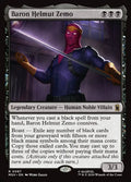 Baron Helmut Zemo – Rare Magic: The Gathering card from Marvel Super Heroes (#87)