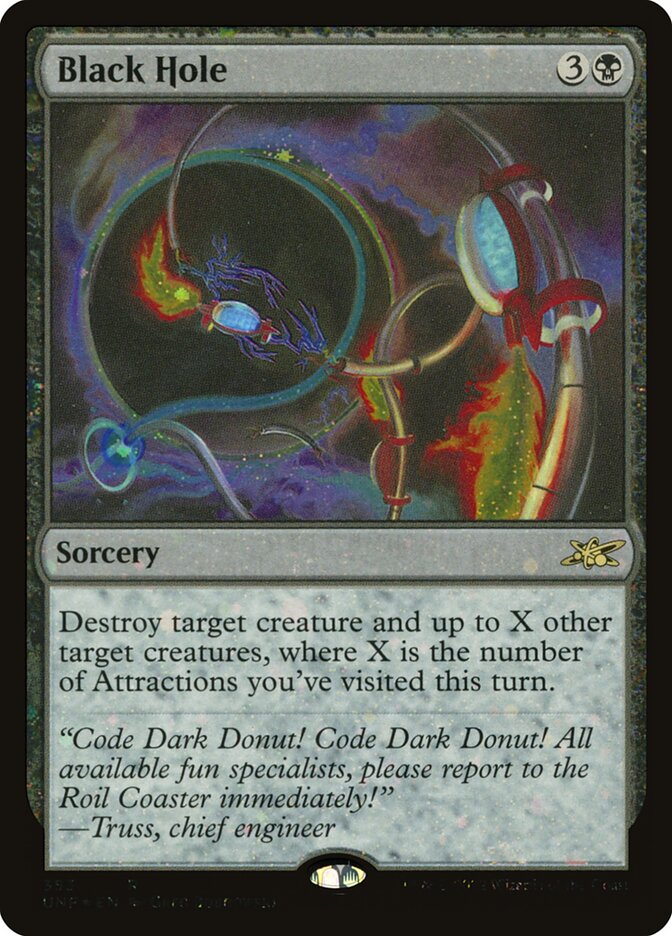 Black Hole – Rare Magic: The Gathering card from Unfinity (#353)