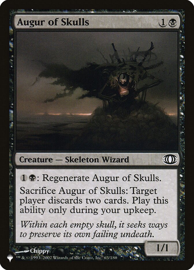 Augur of Skulls – Common Magic: The Gathering card from The List (#FUT-63)