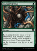 Ancient Stirrings – Common Magic: The Gathering card from Modern Horizons 3 Commander (#219)