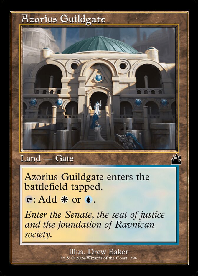 Azorius Guildgate – Common Magic: The Gathering card from Ravnica Remastered (#396)