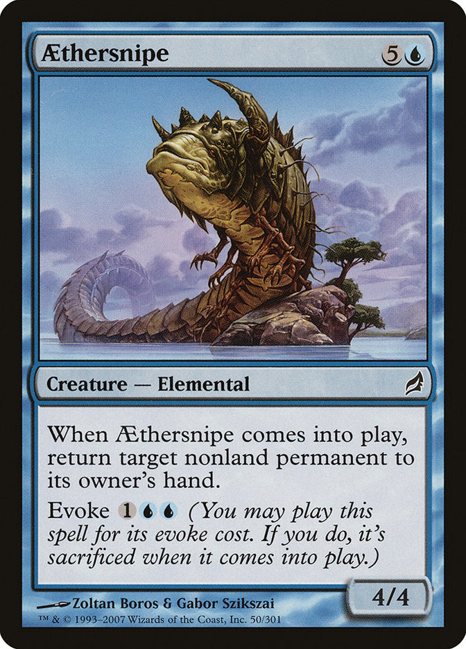Aethersnipe – Common Magic: The Gathering card from Lorwyn (#50)