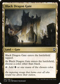Black Dragon Gate – Common Magic: The Gathering card from Commander Legends: Battle for Baldur's Gate (#347)