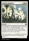 Rabbit Response – Common Magic: The Gathering card from Bloomburrow (#26)