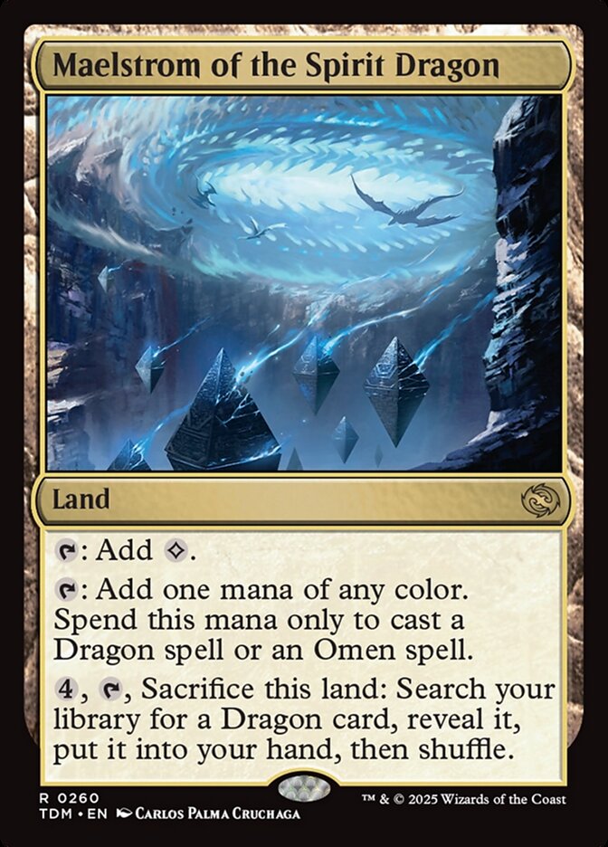 Maelstrom of the Spirit Dragon – Rare Magic: The Gathering card from Tarkir: Dragonstorm (#260)