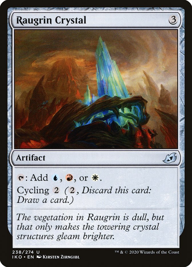 Raugrin Crystal – Uncommon Magic: The Gathering card from Ikoria: Lair of Behemoths (#238)