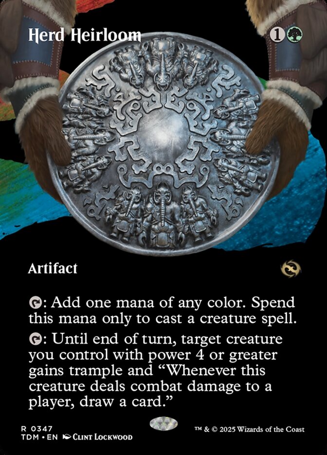 Herd Heirloom – Rare Magic: The Gathering card from Tarkir: Dragonstorm (#347)