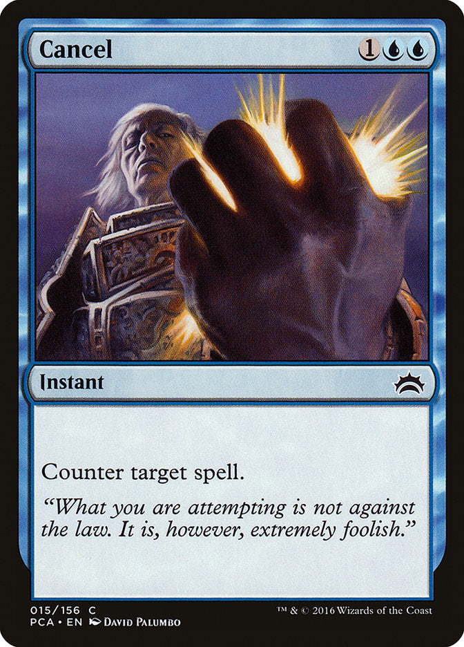 Cancel – Common Magic: The Gathering card from Planechase Anthology (#15)