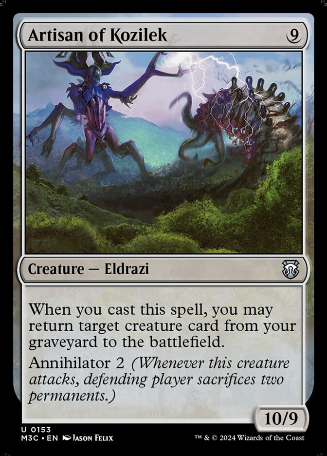Artisan of Kozilek – Uncommon Magic: The Gathering card from Modern Horizons 3 Commander (#153)