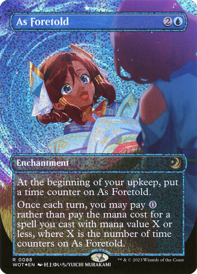 As Foretold – Rare Magic: The Gathering card from Wilds of Eldraine: Enchanting Tales (#88)