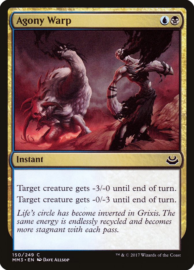 Agony Warp – Common Magic: The Gathering card from Modern Masters 2017 (#150)