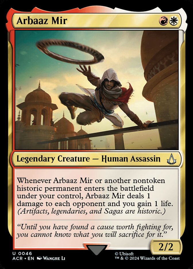 Arbaaz Mir – Uncommon Magic: The Gathering card from Assassin's Creed (#46)