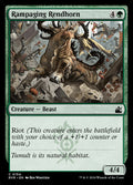 Rampaging Rendhorn – Common Magic: The Gathering card from Ravnica Remastered (#154)
