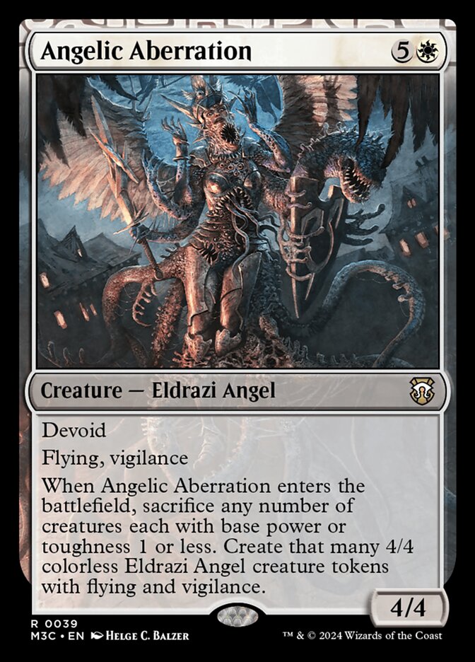 Angelic Aberration – Rare Magic: The Gathering card from Modern Horizons 3 Commander (#39)