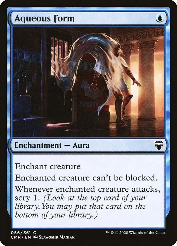 Aqueous Form – Common Magic: The Gathering card from Commander Legends (#56)