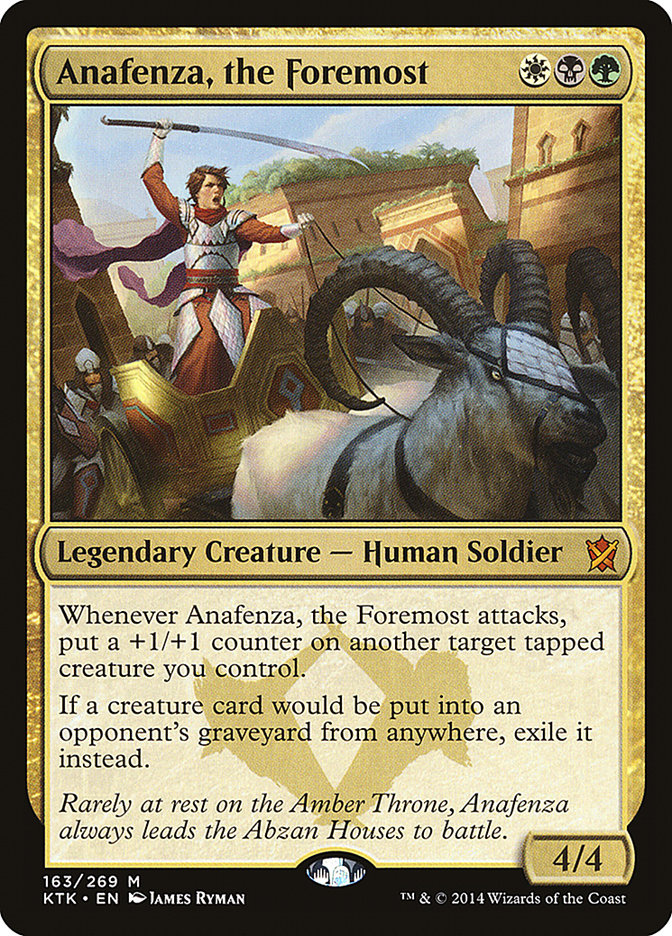 Anafenza, the Foremost – Mythic Magic: The Gathering card from Khans of Tarkir (#163)