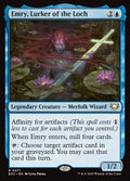 Emry, Lurker of the Loch – Rare Magic: The Gathering card from Edge of Eternities Commander (#71)