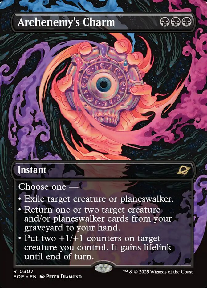 Archenemy's Charm – Rare Magic: The Gathering card from Edge of Eternities (#307)