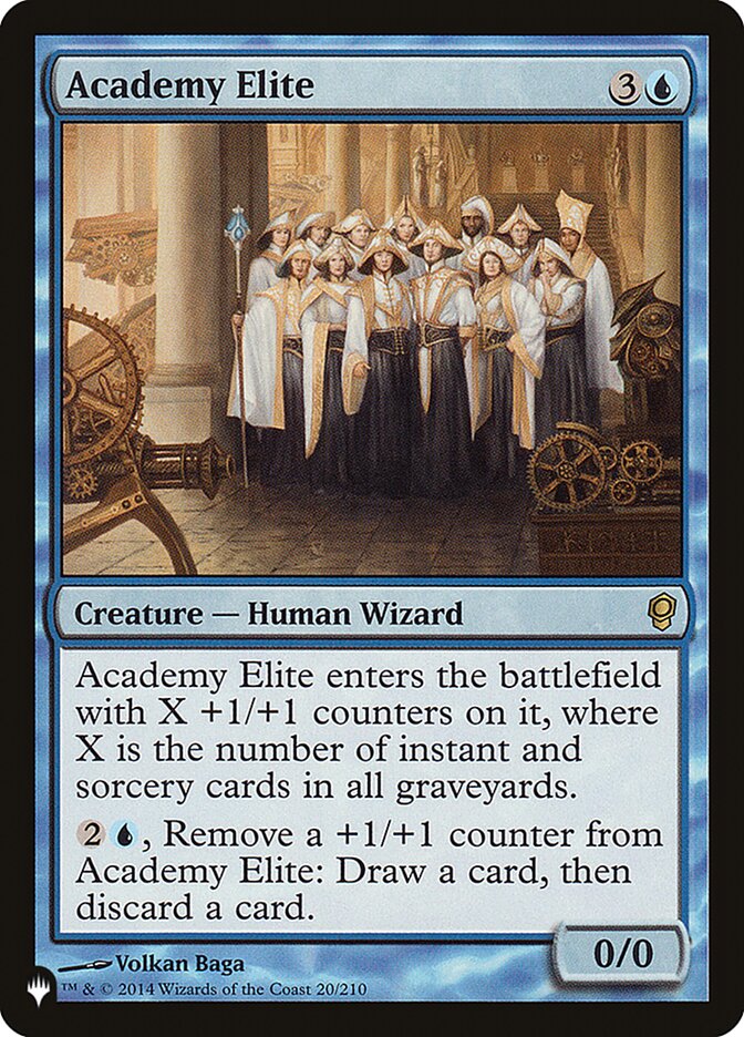 Academy Elite – Rare Magic: The Gathering card from The List (#CNS-20)
