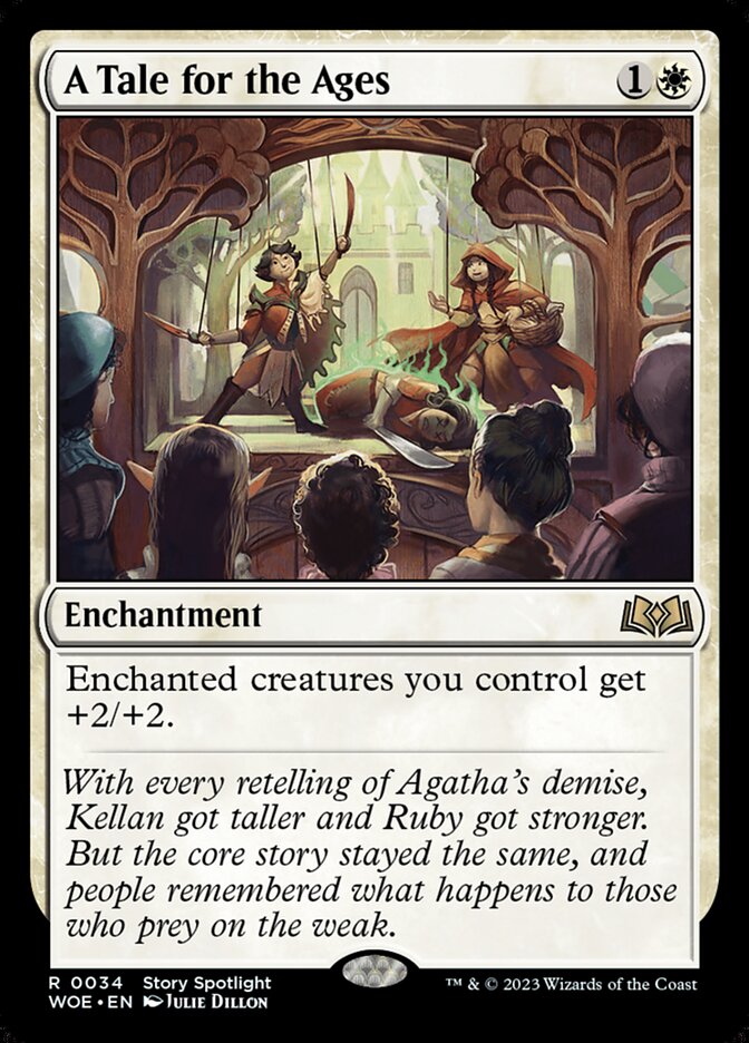 A Tale for the Ages – Rare Magic: The Gathering card from Wilds of Eldraine (#34)