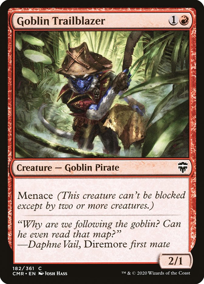 Goblin Trailblazer – Common Magic: The Gathering card from Commander Legends (#182)