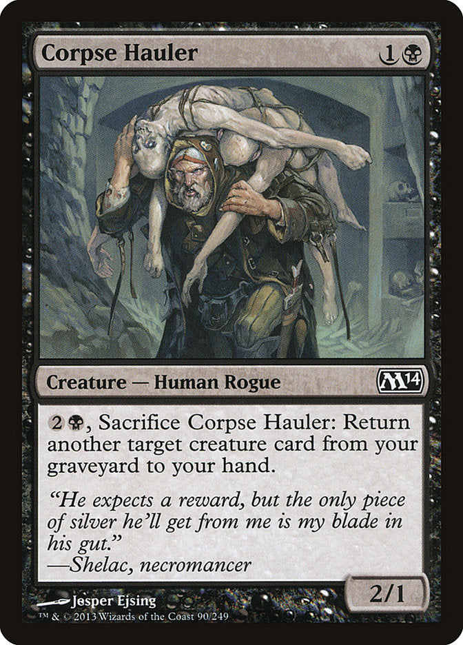 Corpse Hauler – Common Magic: The Gathering card from Magic 2014 (#90)