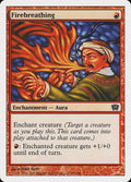 Firebreathing – Common Magic: The Gathering card from Ninth Edition (#181)