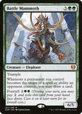 Battle Mammoth – Mythic Magic: The Gathering card from Kaldheim (#160)