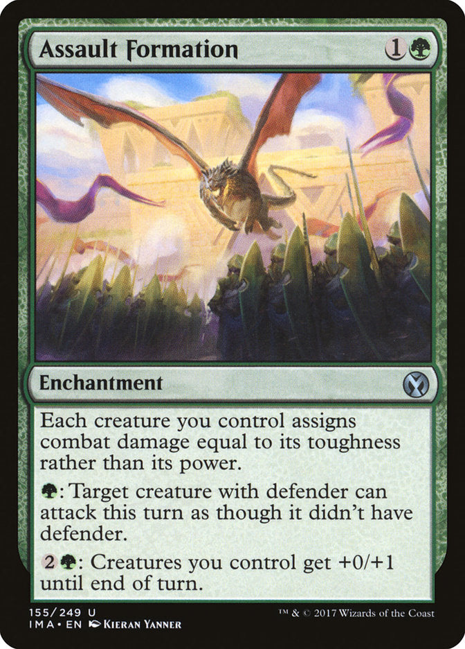 Assault Formation – Uncommon Magic: The Gathering card from Iconic Masters (#155)