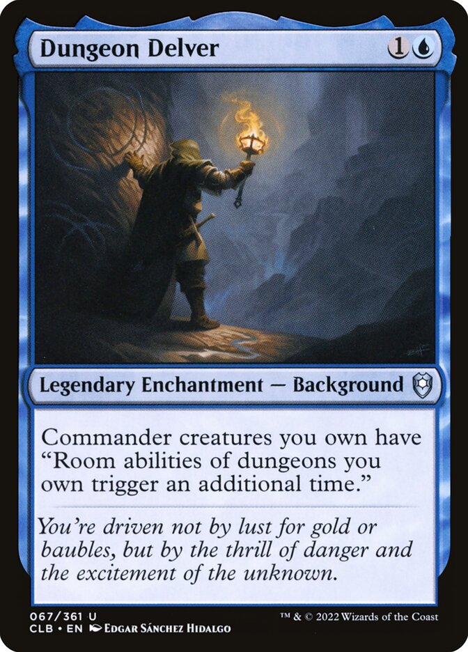 Dungeon Delver – Uncommon Magic: The Gathering card from Commander Legends: Battle for Baldur's Gate (#67)