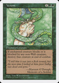 Venom – Common Magic: The Gathering card from Fifth Edition (#336)