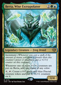 Berta, Wise Extrapolator – Rare Magic: The Gathering card from Secrets of Strixhaven Promos (#175p)
