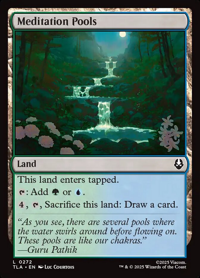 Meditation Pools – Common Magic: The Gathering card from Avatar: The Last Airbender (#272)