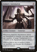 Armory Automaton – Rare Magic: The Gathering card from Commander 2016 (#51)
