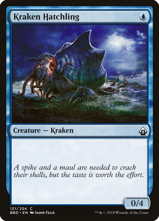 Kraken Hatchling – Common Magic: The Gathering card from Battlebond (#121)