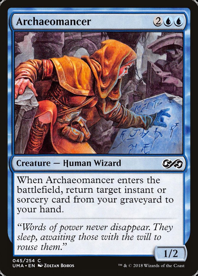 Archaeomancer – Common Magic: The Gathering card from Ultimate Masters (#45)