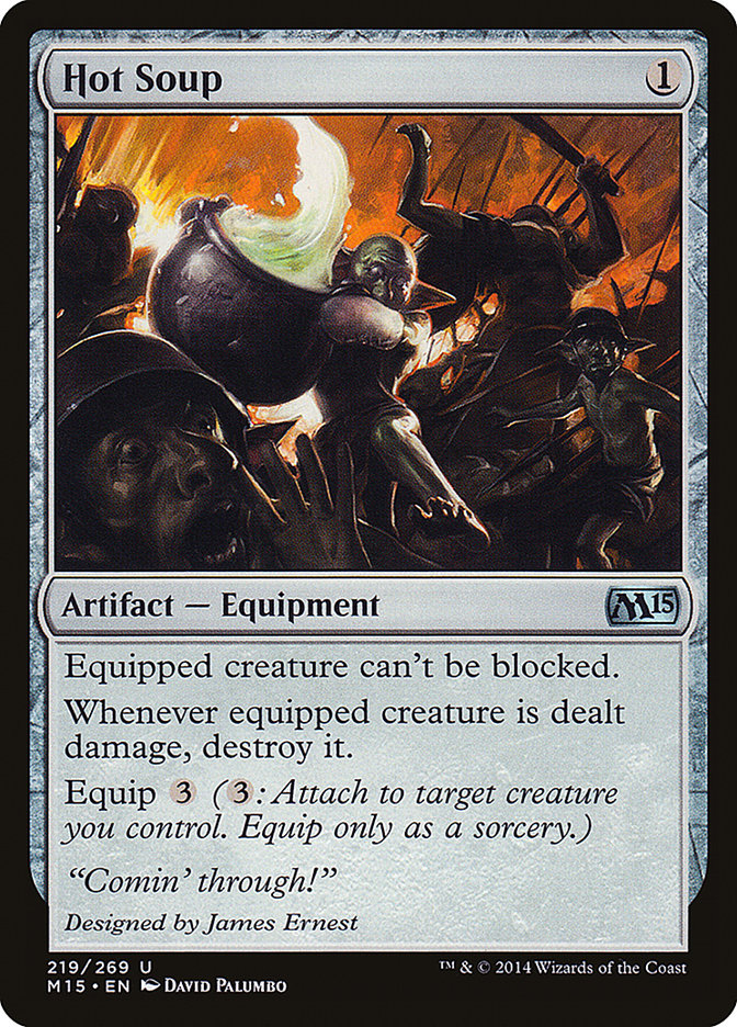 Hot Soup – Uncommon Magic: The Gathering card from Magic 2015 (#219)