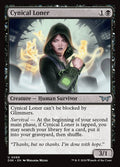 Cynical Loner – Uncommon Magic: The Gathering card from Duskmourn: House of Horror (#89)