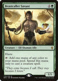 Beastcaller Savant – Rare Magic: The Gathering card from Battle for Zendikar (#170)