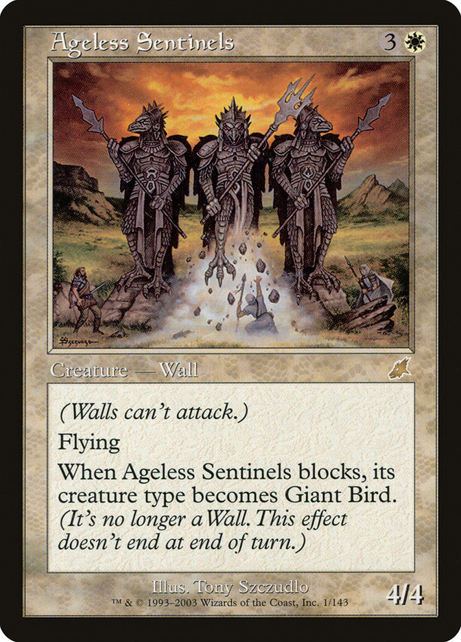 Ageless Sentinels – Rare Magic: The Gathering card from Scourge (#1)