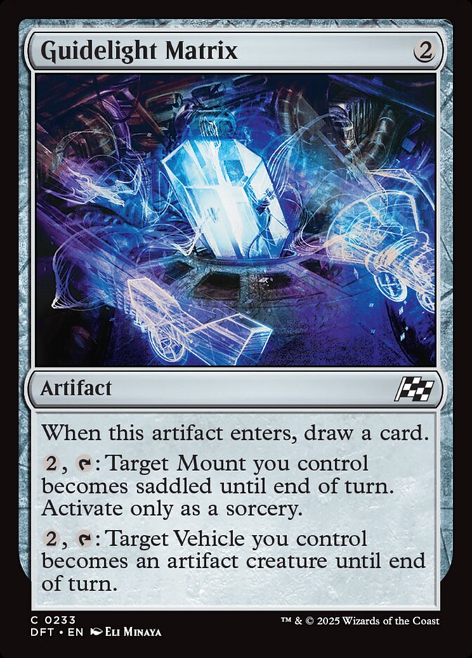 Guidelight Matrix – Common Magic: The Gathering card from Aetherdrift (#233)