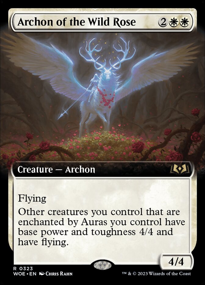 Archon of the Wild Rose – Rare Magic: The Gathering card from Wilds of Eldraine (#323)