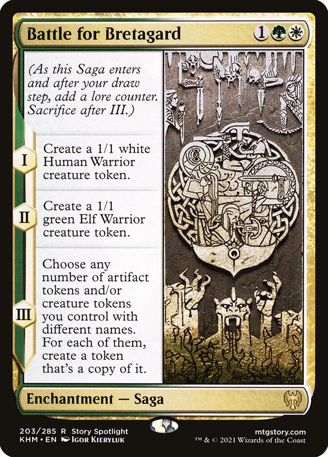 Battle for Bretagard – Rare Magic: The Gathering card from Kaldheim (#203)