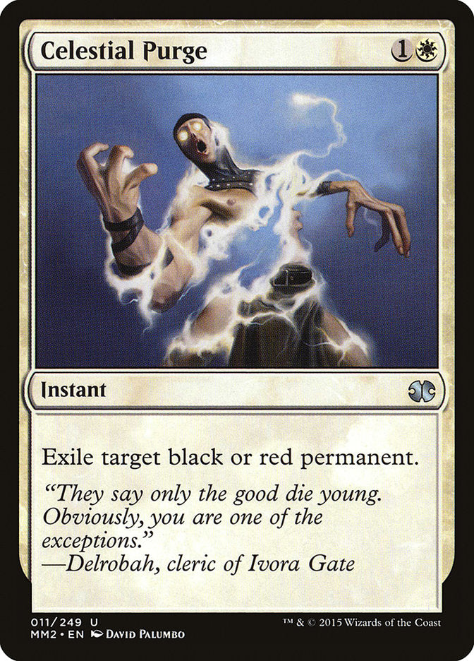 Celestial Purge – Uncommon Magic: The Gathering card from Modern Masters 2015 (#11)